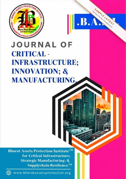 Jnl journal of critical infrastructure innovation manufacturing cover