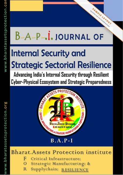 Jnl journal of internal security strategic sectorial resilience cover
